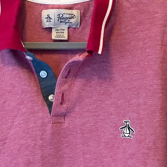 Original Penguin brand polo t shirt Preowned XXL - Picture 2 of 5